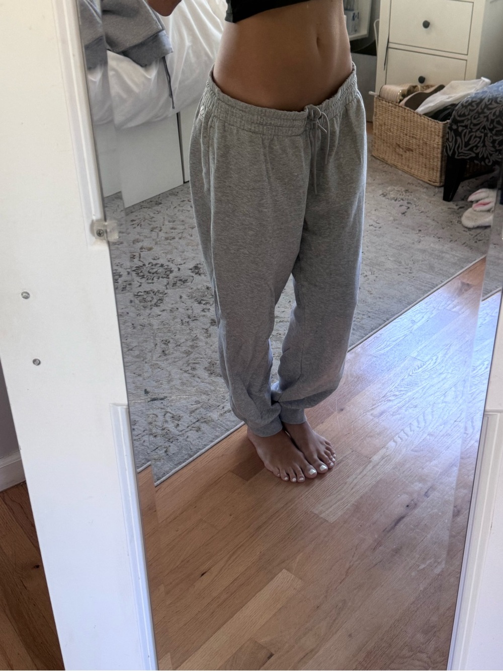 Adidas Grey Joggers size L